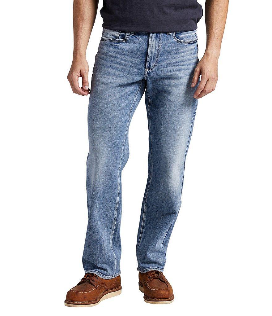 Silver Jeans Co. Gordie Relaxed-Fit Straight-Leg Jeans product image