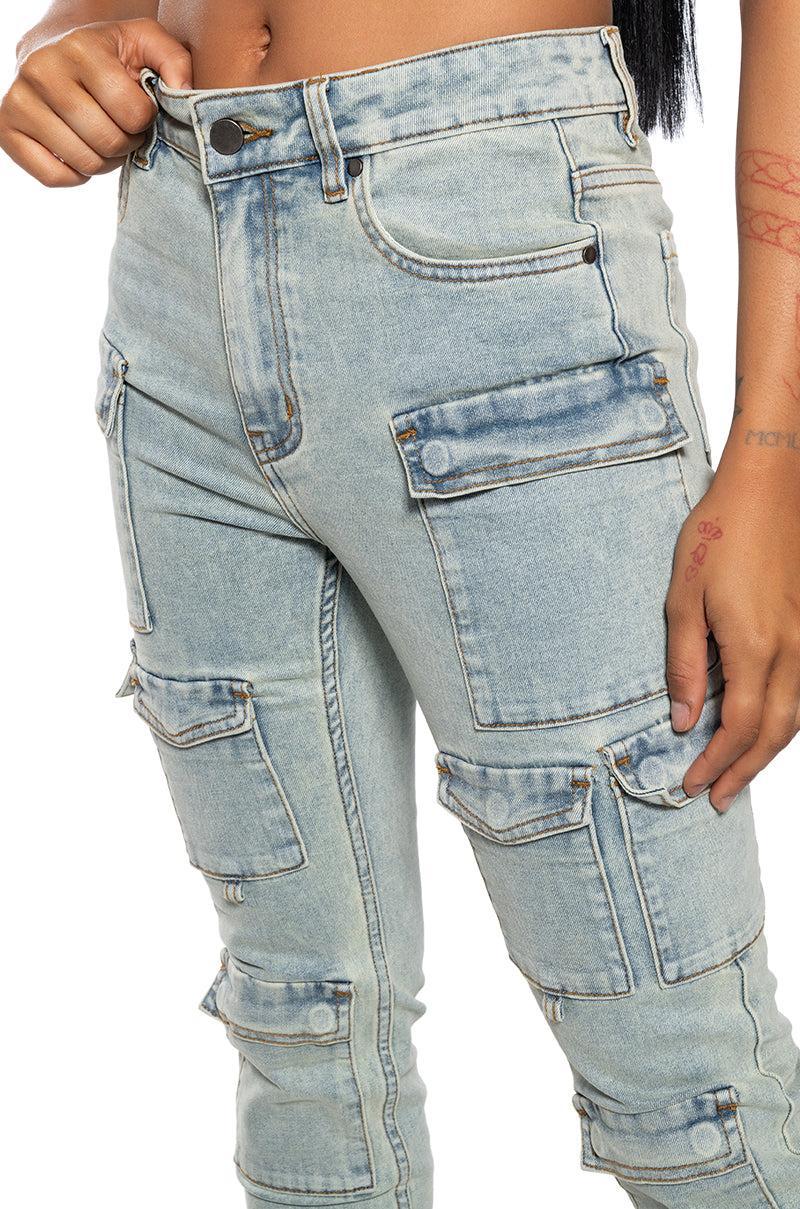 KYLIE STRETCHY SKINNY JEANS MID RISE Product Image