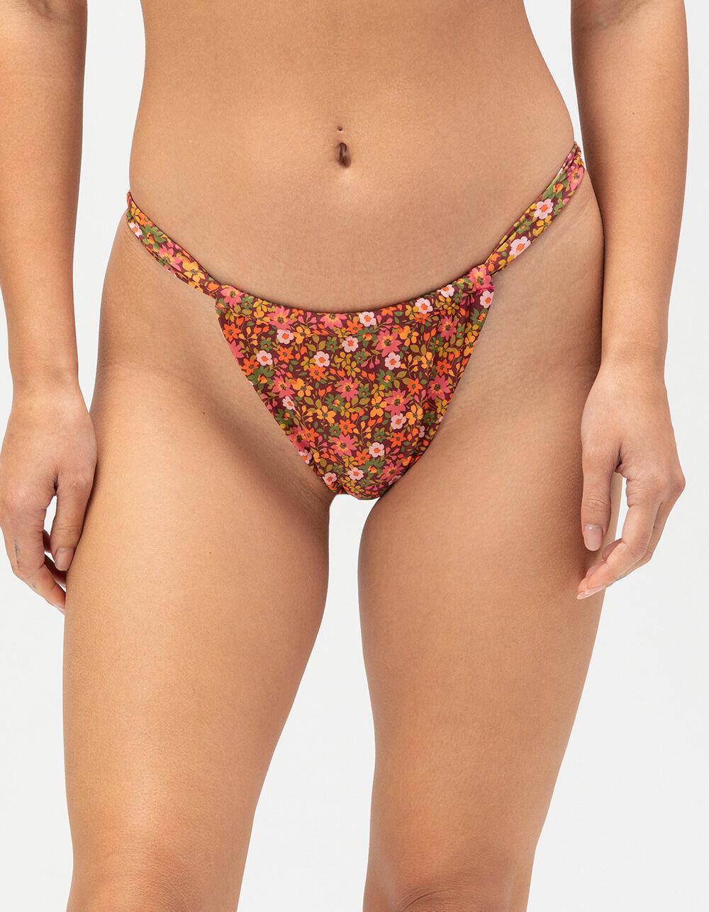 RHYTHM Marie Floral Cheeky Bikini Bottoms Product Image