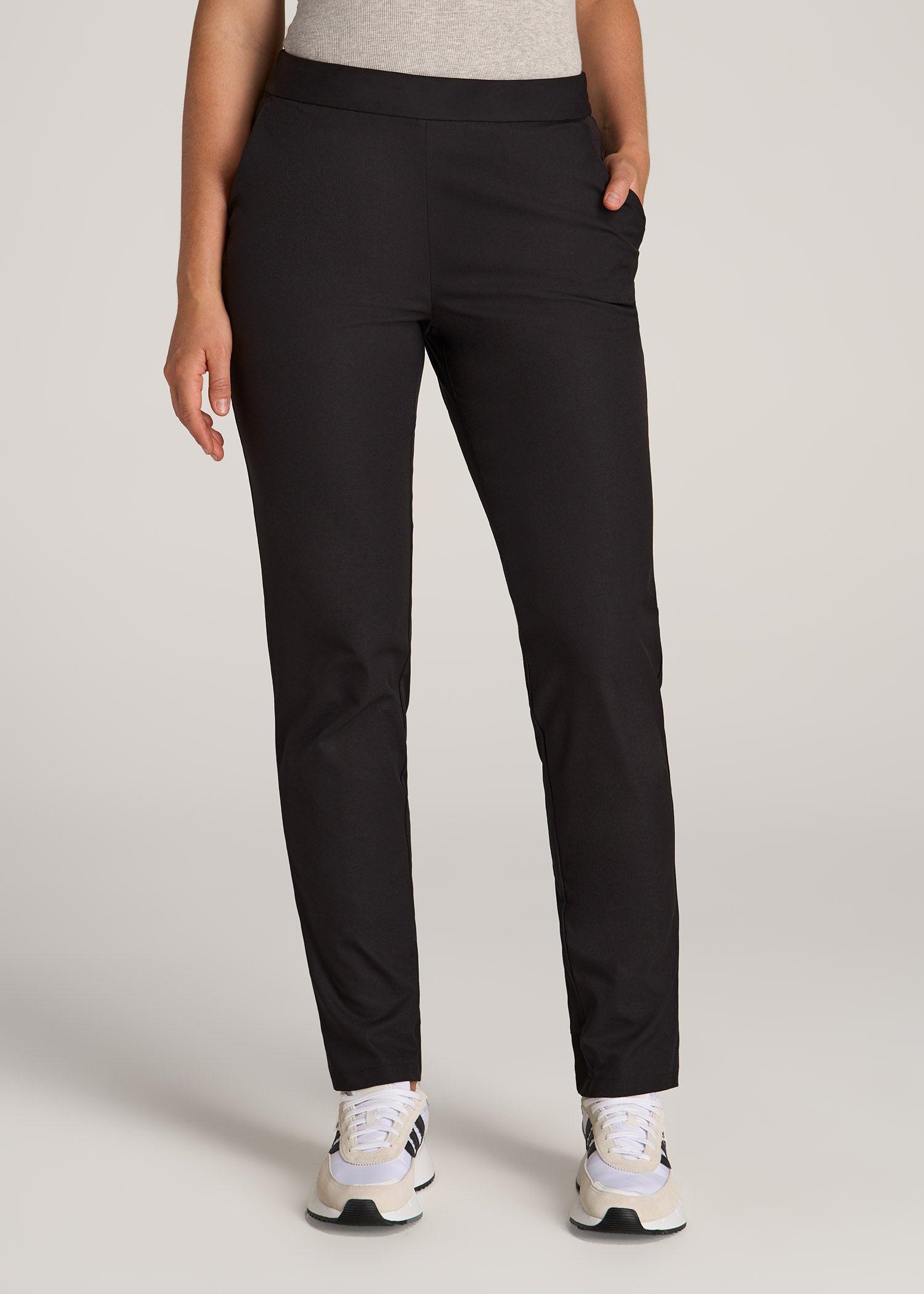 Pull-on Traveler Pants 2.0 for Tall Women in Black Product Image