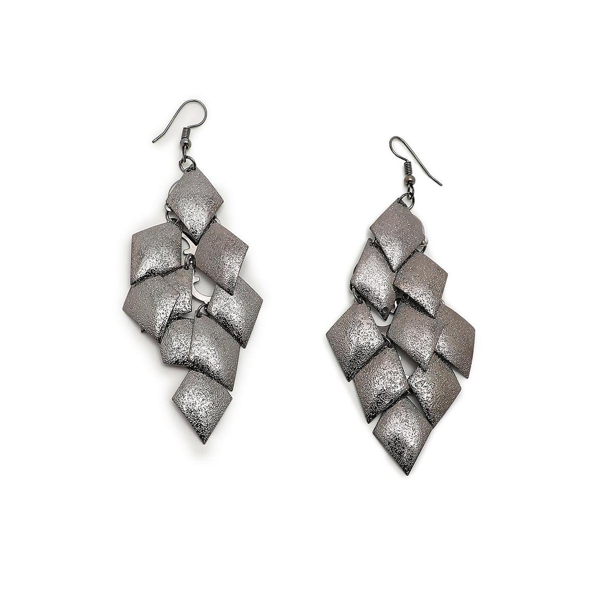 Sohi Womens Rhombus Drop Earrings Product Image