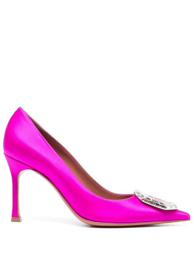 Camelia Satin Pumps In Pink Product Image