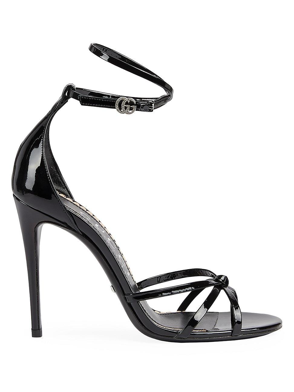 Womens Ilse Patent Leather Stiletto Sandals product image