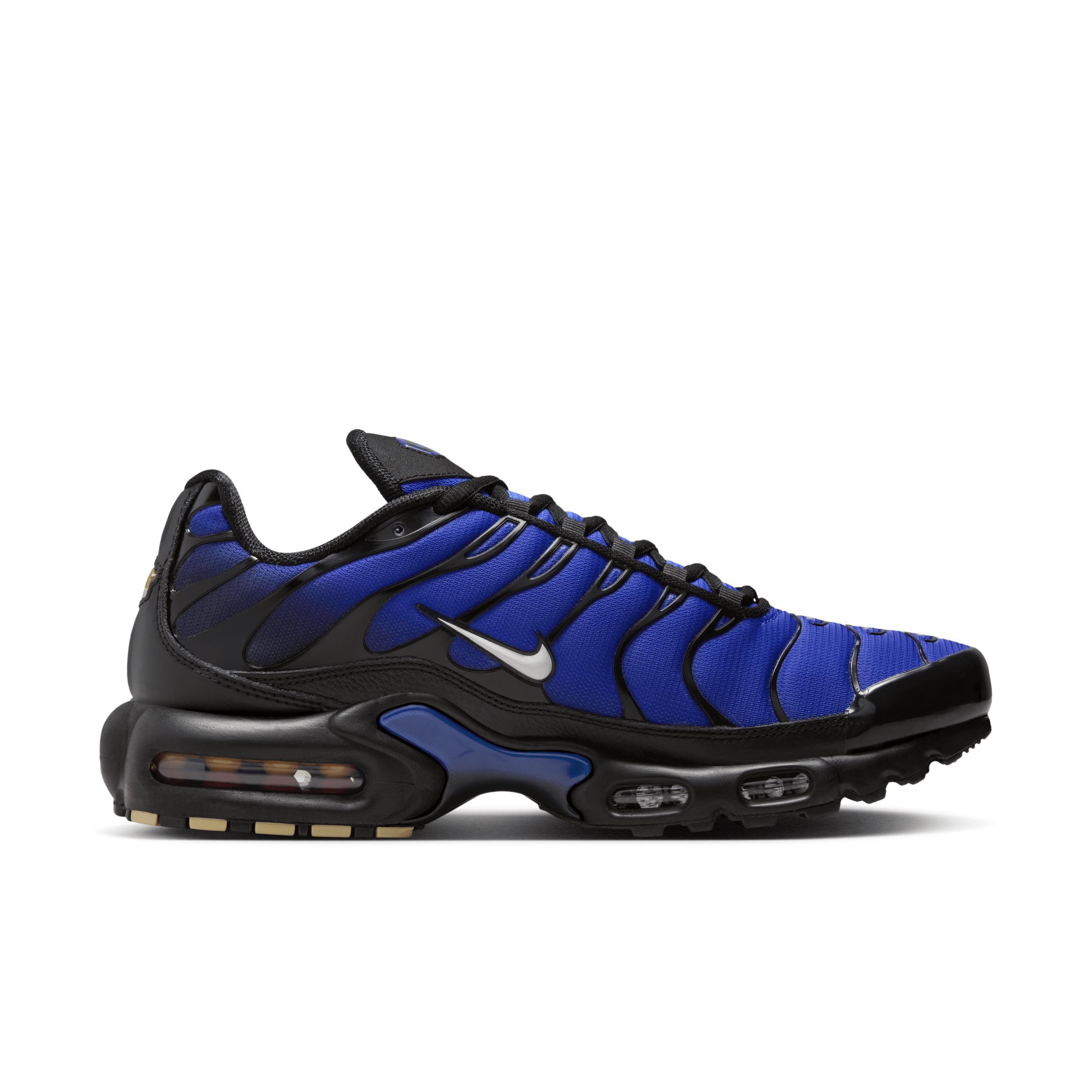 Nike Mens Nike Air Max Plus - Mens Running Shoes Black/Phantom/Blue Product Image