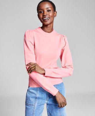 Women's Puff-Sleeve Sweater, Created for Macy's Product Image