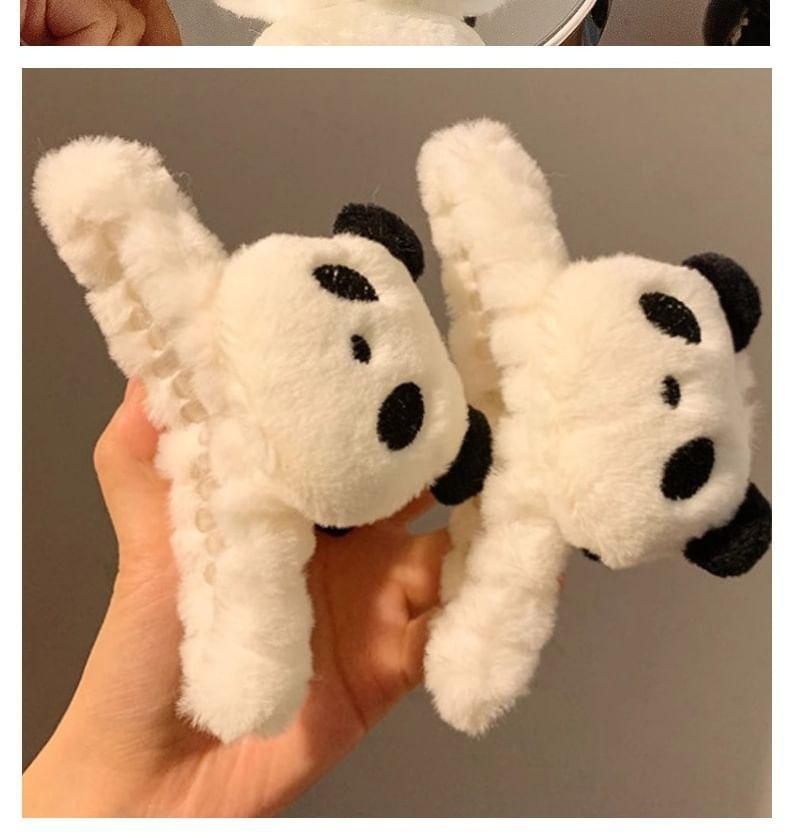 Panda Plush Hair Claw Clip Product Image