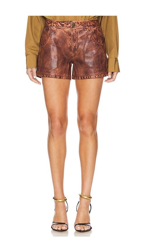 Vintage Leather Shorts Product Image