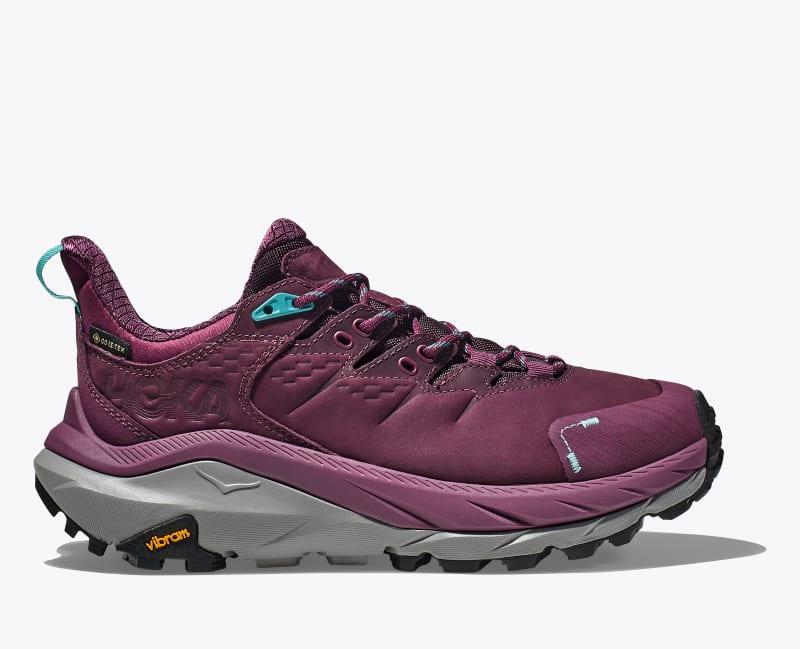 Hoka One HOKA Women's Kaha 2 Low GTX Shoes in Grape Wine/Coastal Shade, Size 10.5 Product Image