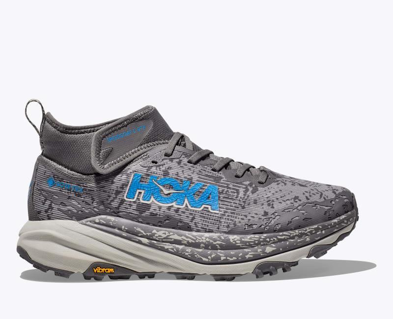 HOKA Mens Speedgoat 6 Mid GTX Shoes in Ultramarine/Stormy Skies, Size 10 Product Image