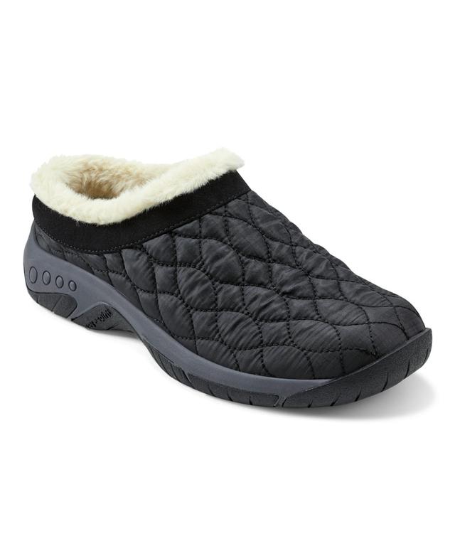 Easy Spirit Wimmy Faux-Fur Trim Womens Slip-On Mules Product Image