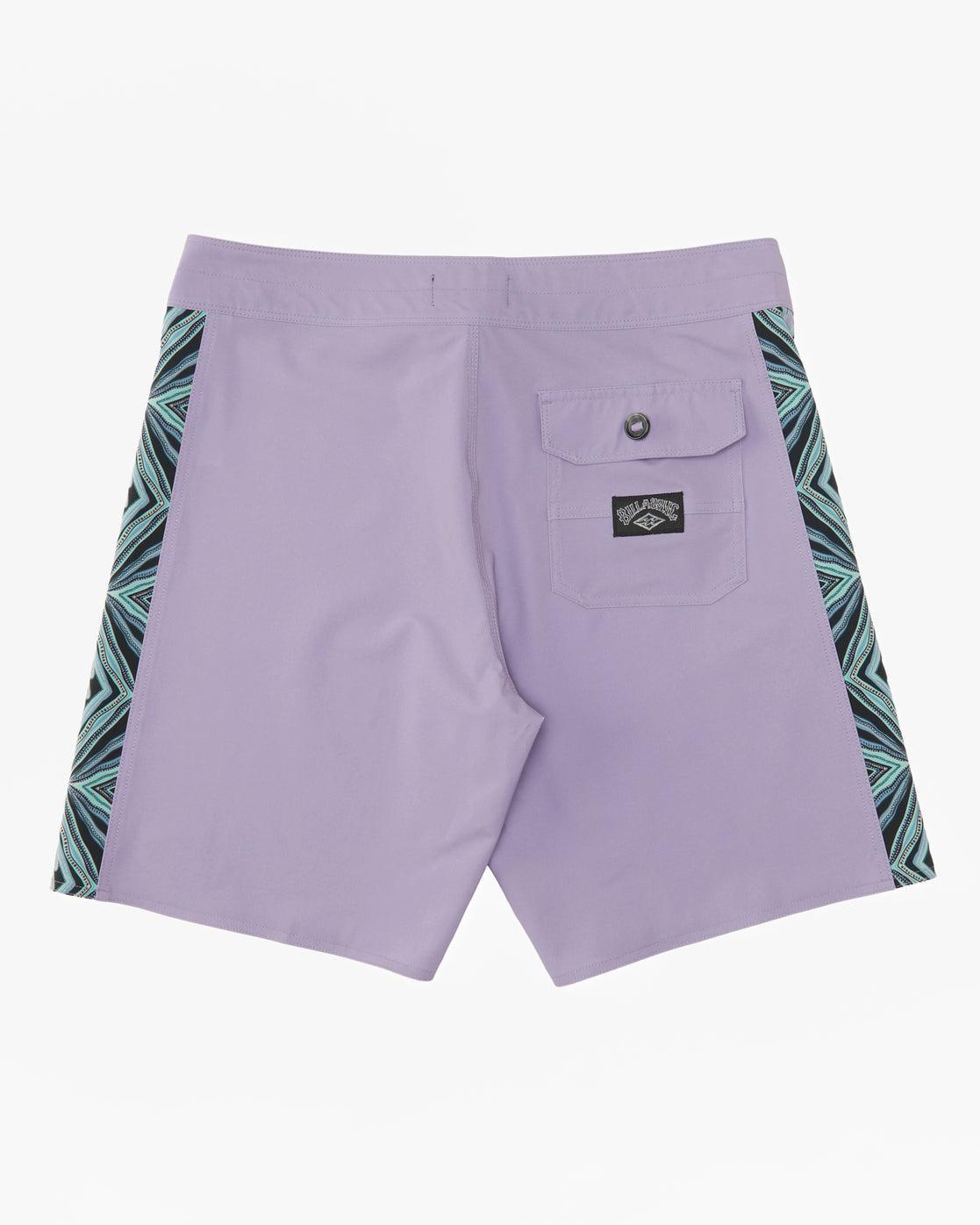 D Bah Ciclo Pro Performance 18" Boardshorts - Purple Haze Male Product Image