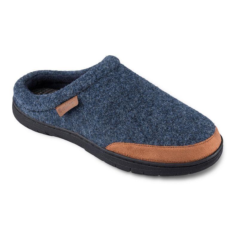 Mens Wembley Felt Clog Slippers Grey Product Image