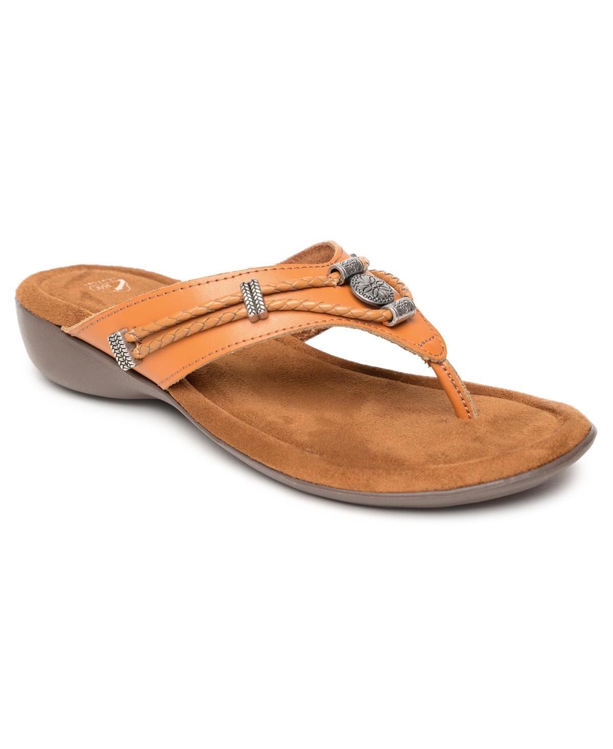 Minnetonka Womens Silverthorne 360 Thong Sandals Product Image