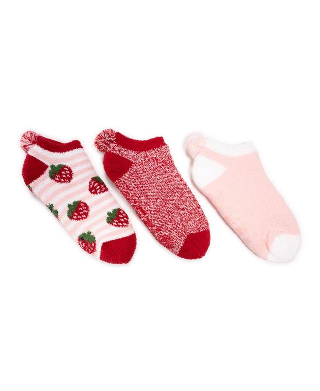 Muk Luks Womens Set of 3 Cozy Fruit Footies Product Image