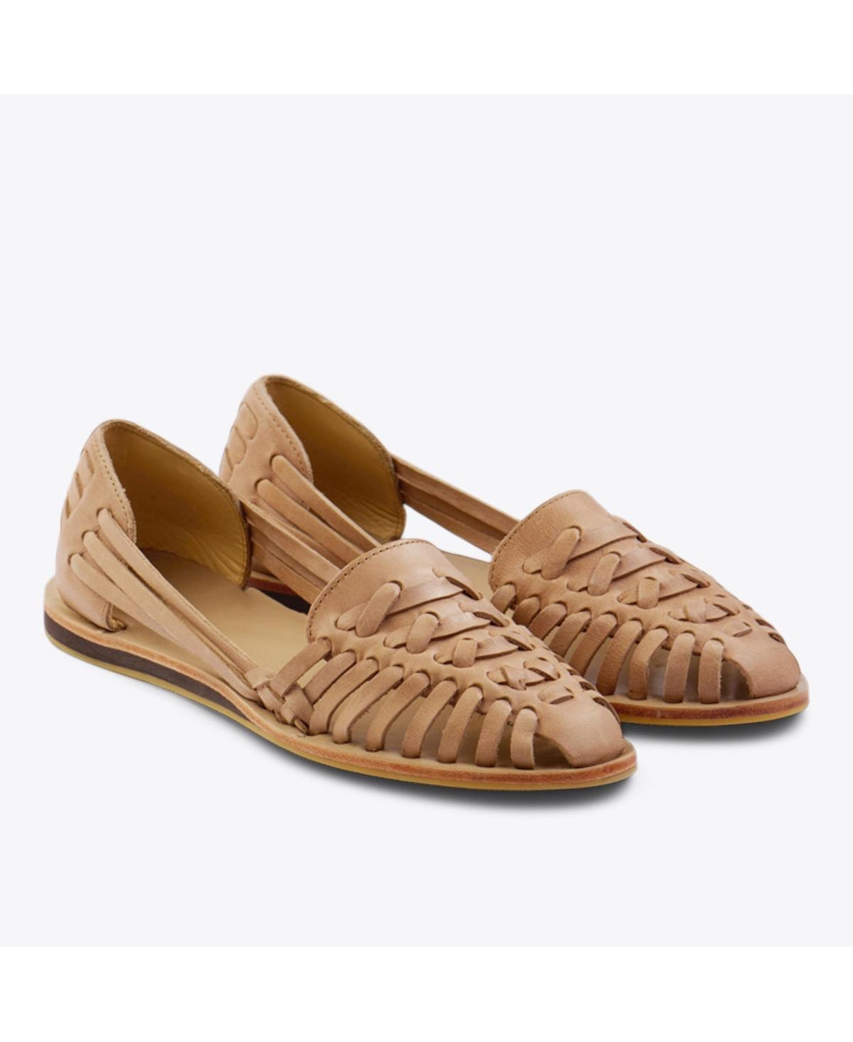 Woven Leather Sandals Product Image