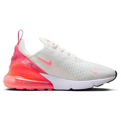 Nike Womens Nike Air Max 270 - Womens Running Shoes Sail/Hot Punch/Aster Pink Product Image