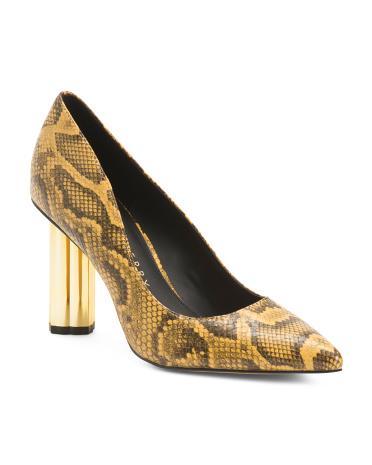 The Delilah High Pumps for Women | Snakeskin/Textile/Man-Made Sole Product Image