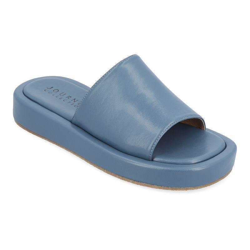 Journee Collection Denrie Tru Comfort Foam Womens Platform Slide Sandals Product Image