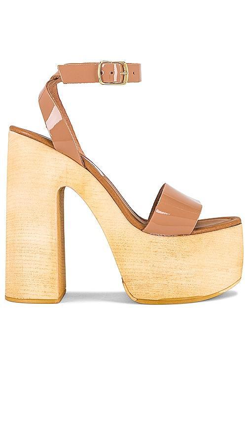 Steve Madden Alessia Platform in Tan. Size 11. Product Image