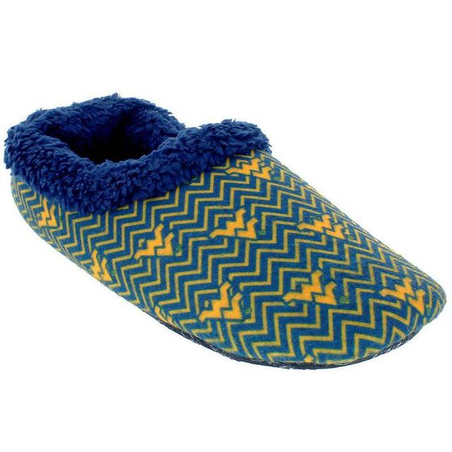 West Virginia Mountaineers Womens Chevron Slippers Product Image