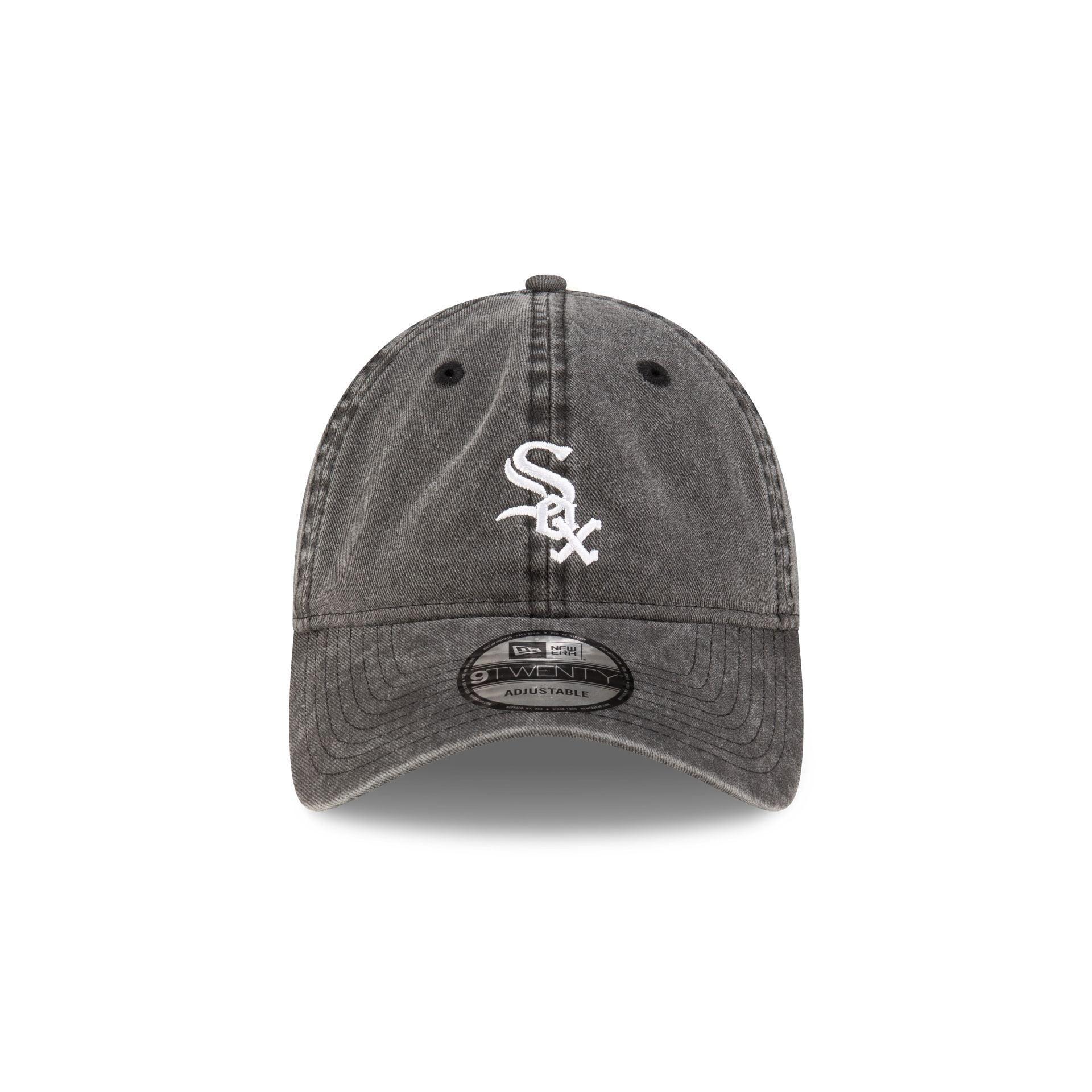 Chicago White Sox Acid Wash Black 9TWENTY Adjustable Hat Male Product Image