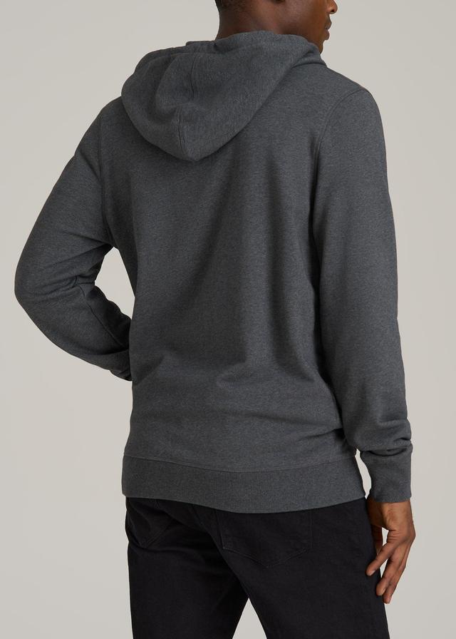 Wearever 2.0 French Terry Full-Zip Hoodie for Tall Men in Charcoal Mix Product Image