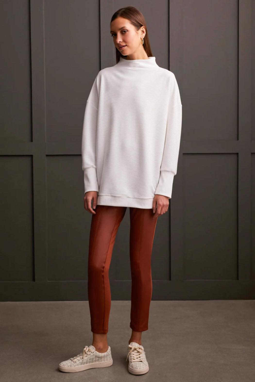 Eggshell Funnel Neck Tunic Product Image