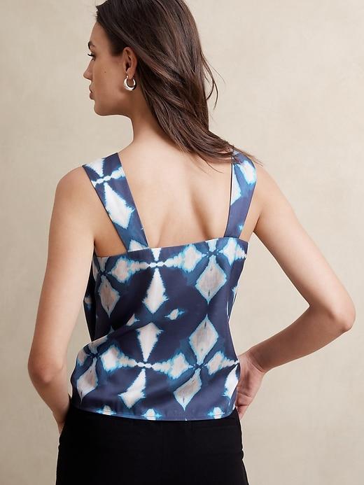 Cross-Back Cowl-Neck Top Product Image