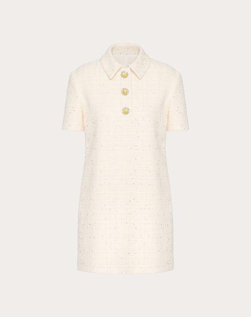 DELICATE TWEED SHORT DRESS  Product Image