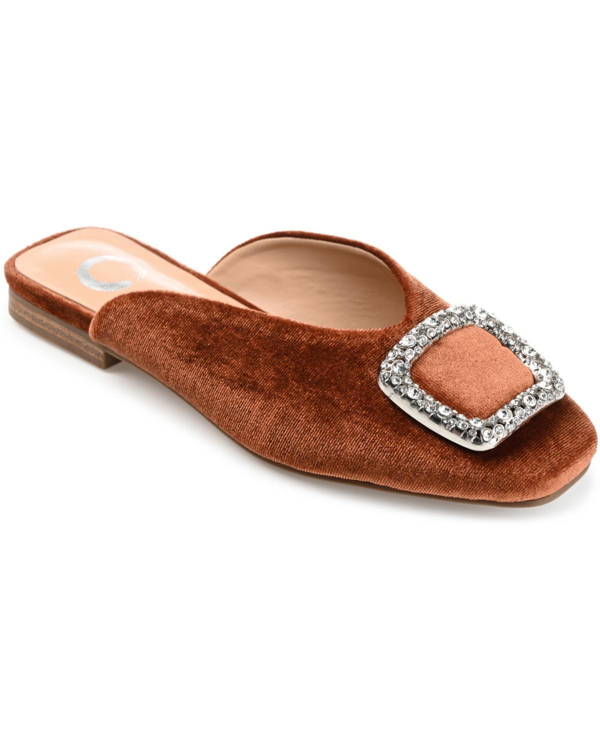 Journee Collection Womens Sonnia Flat Purple Product Image