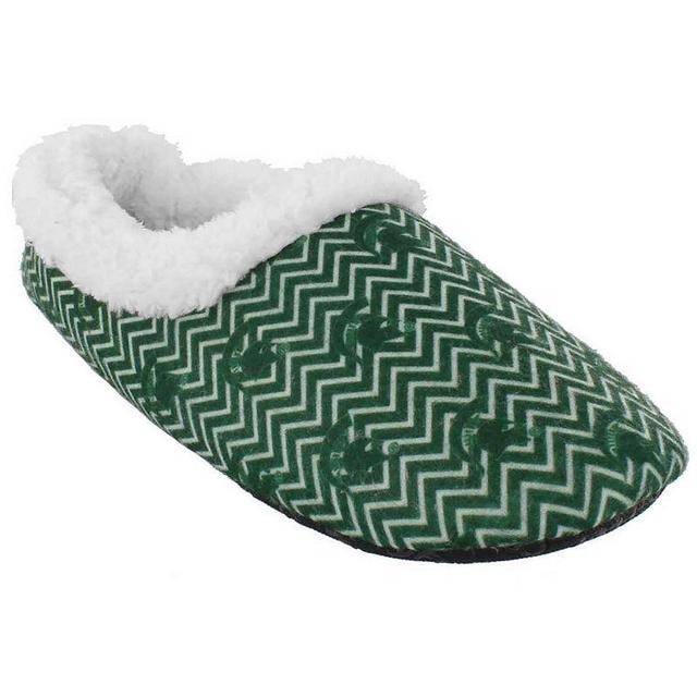 Michigan State Spartans Womens Chevron Slippers Product Image