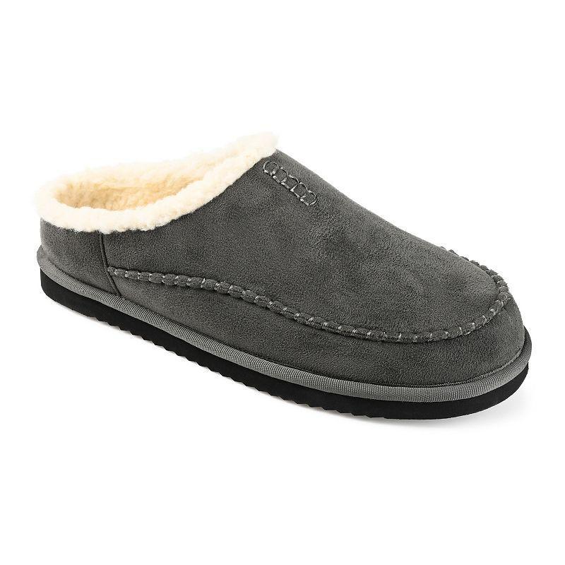 Vance Co. Lavell Mens Sherpa Clog Slippers Product Image