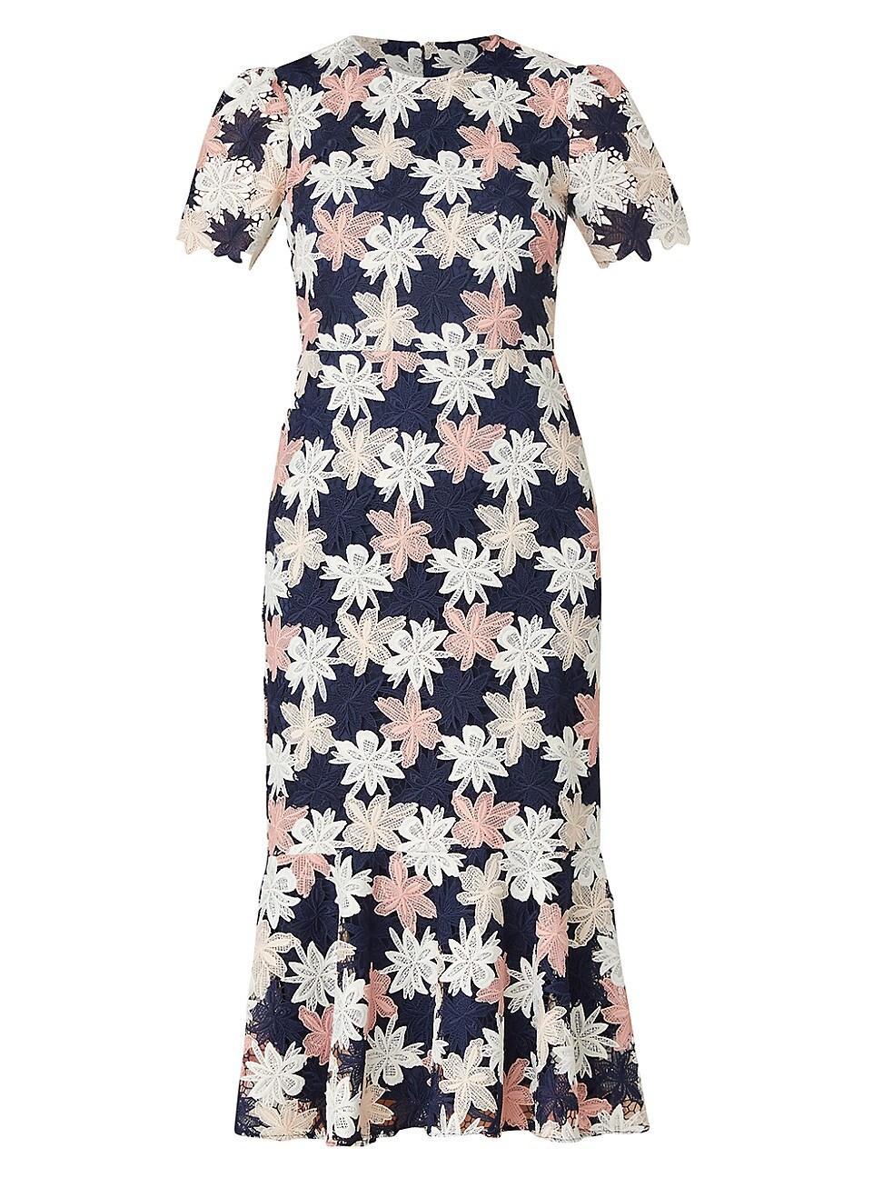 Womens Thompson Floral Midi-Dress Product Image