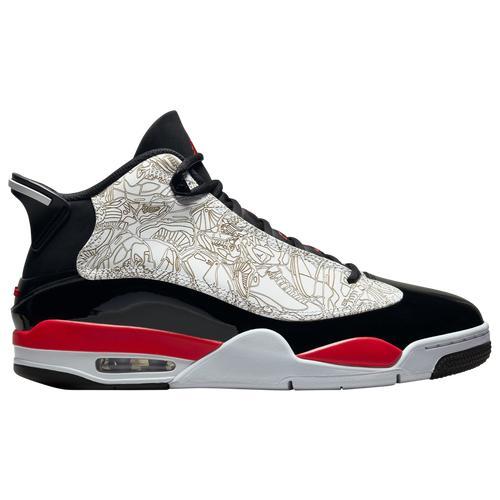 Jordan Mens Dub Zero - Shoes Black/Fire Red/White Product Image