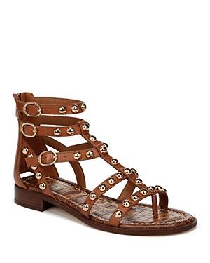 Sam Edelman Estella Studded Gladiator Sandal Rich Cognac Leather Product Image