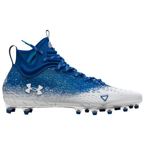 Under Armour Mens Spotlight Lux MC 2.0 - Football Shoes Royal/White/White Product Image