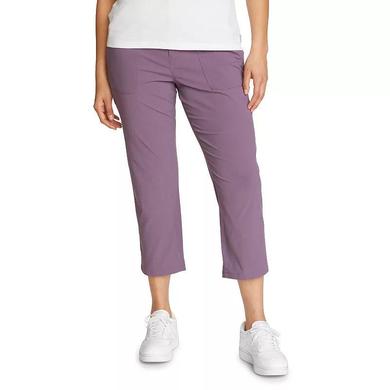 Womens Eddie Bauer Horizon High-Rise Crop Pants Purple Product Image