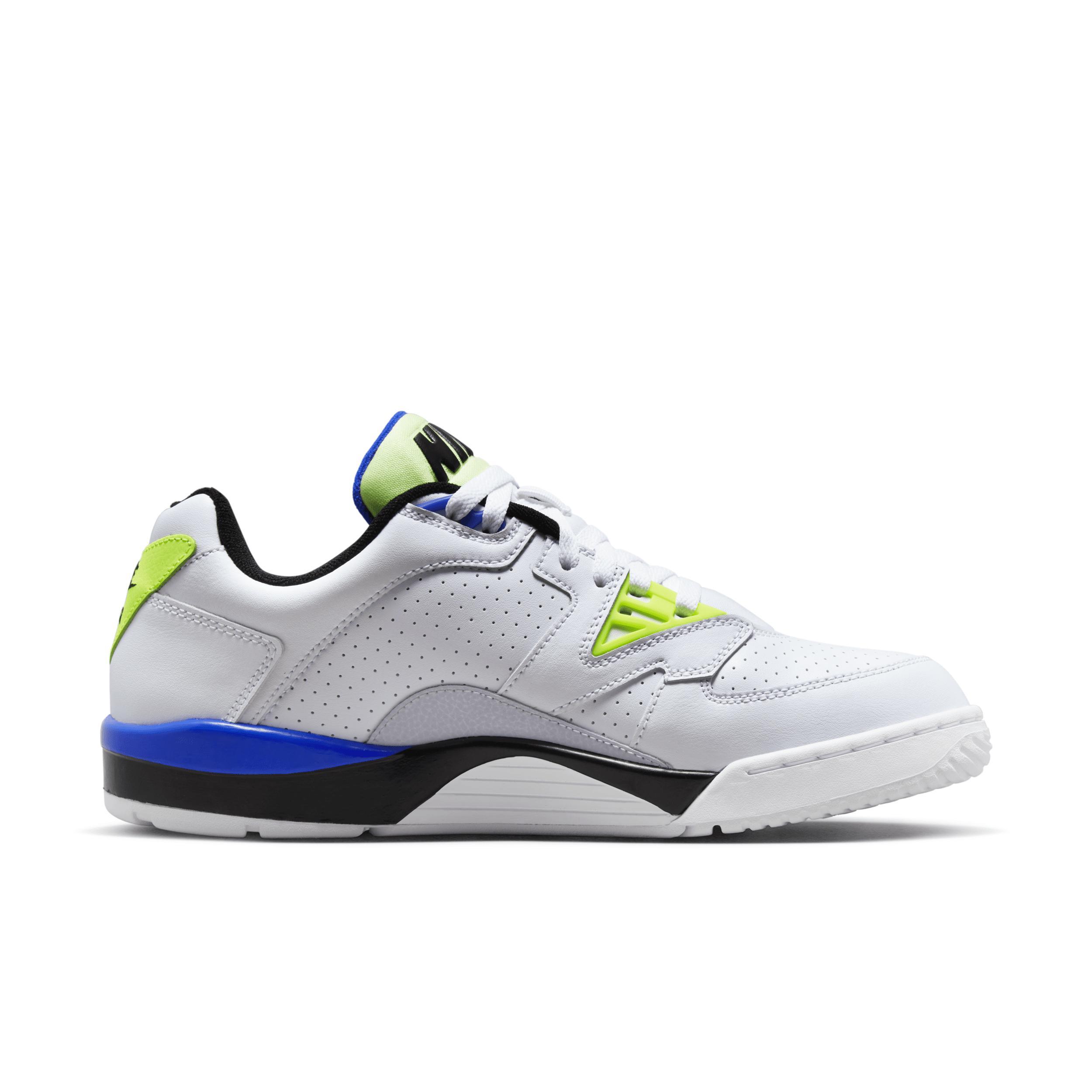 Nike Mens Air Trainer 3 - Running Shoes White/Blue/Volt Product Image