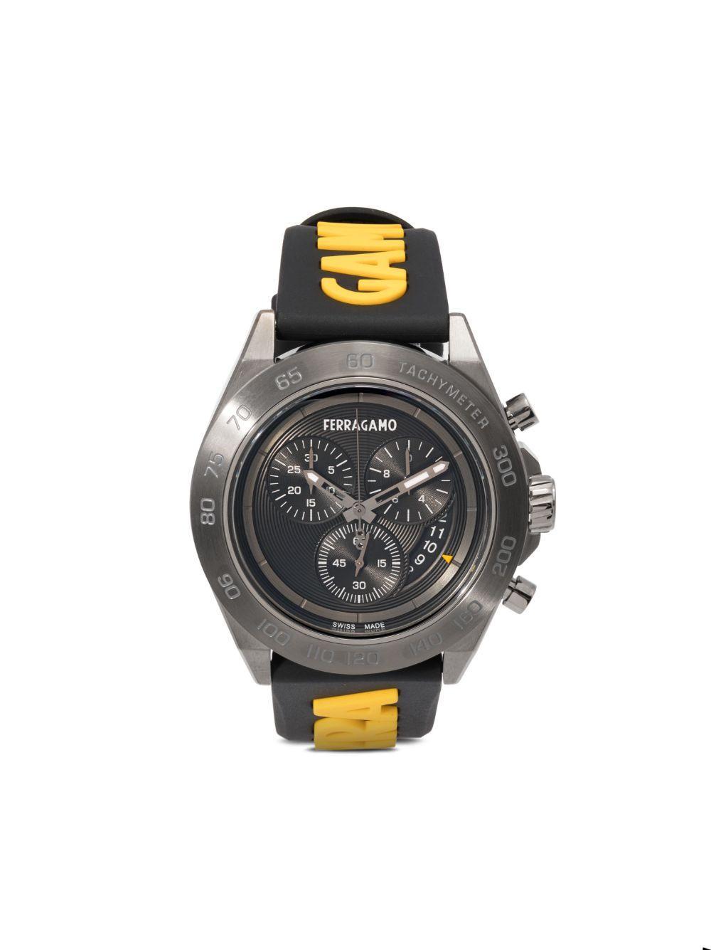 FERRAGAMO Urban Chrono 43mm In Black Product Image