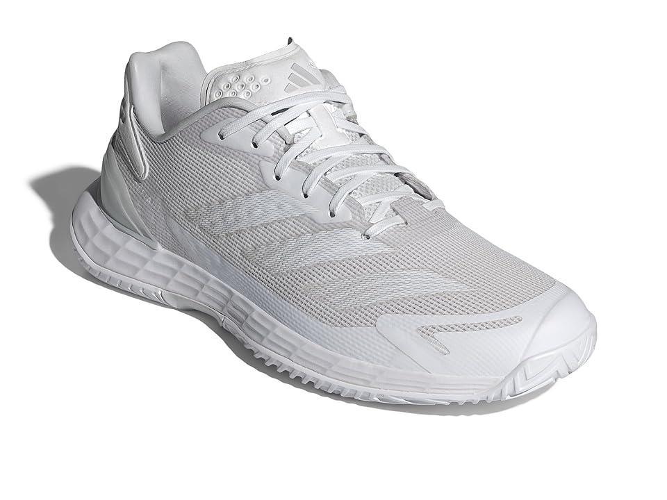 adidas Defiant Speed 2 White/Grey) Women's Tennis Shoes Product Image