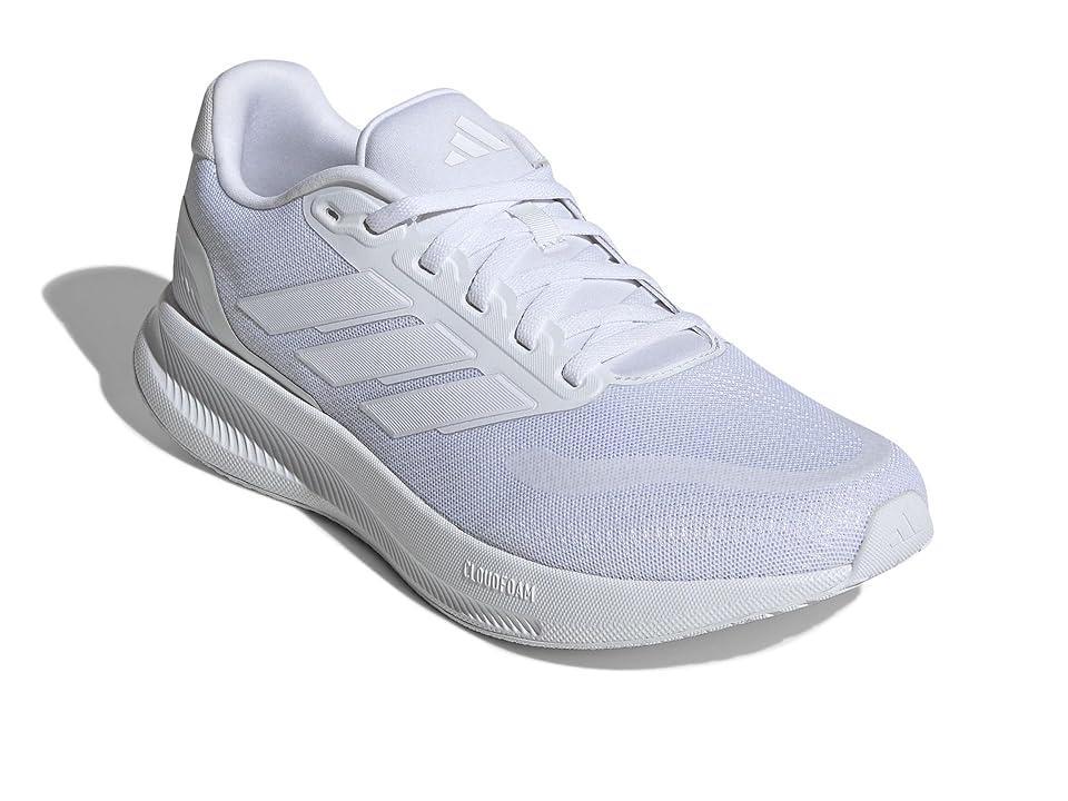 adidas Running Run Falcon 5 Running Shoes White/White) Men's Running Shoes Product Image