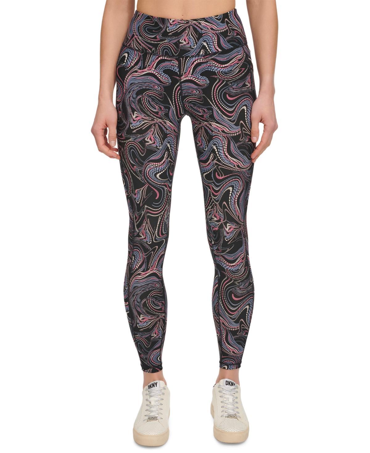 Dkny Sport Womens Mid-Rise 7/8-Length Leggings Product Image