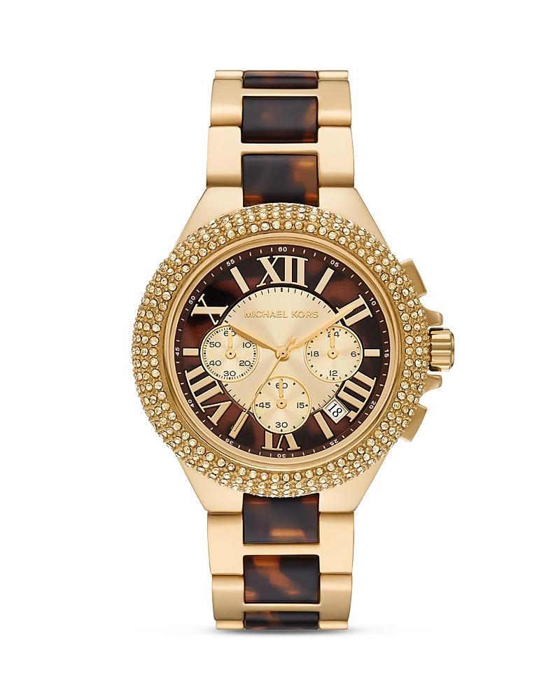 Oversized Pavé Logo -Tone Watch Product Image