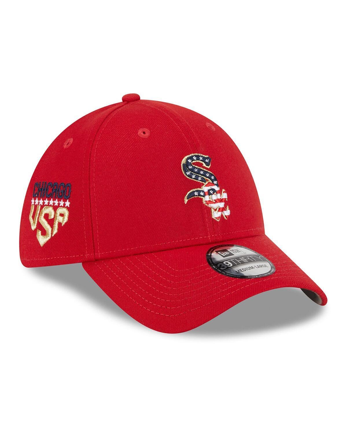 Mens New Era Red Chicago White Sox 2023 Fourth of July 39THIRTY Flex Fit Hat Product Image