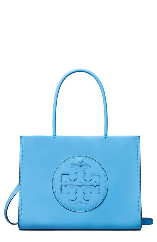 TORY BURCH Small Ella Tote Bag In Blue Product Image