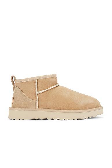 UGG Classic Ultra Mini Boot in Beige Product Image