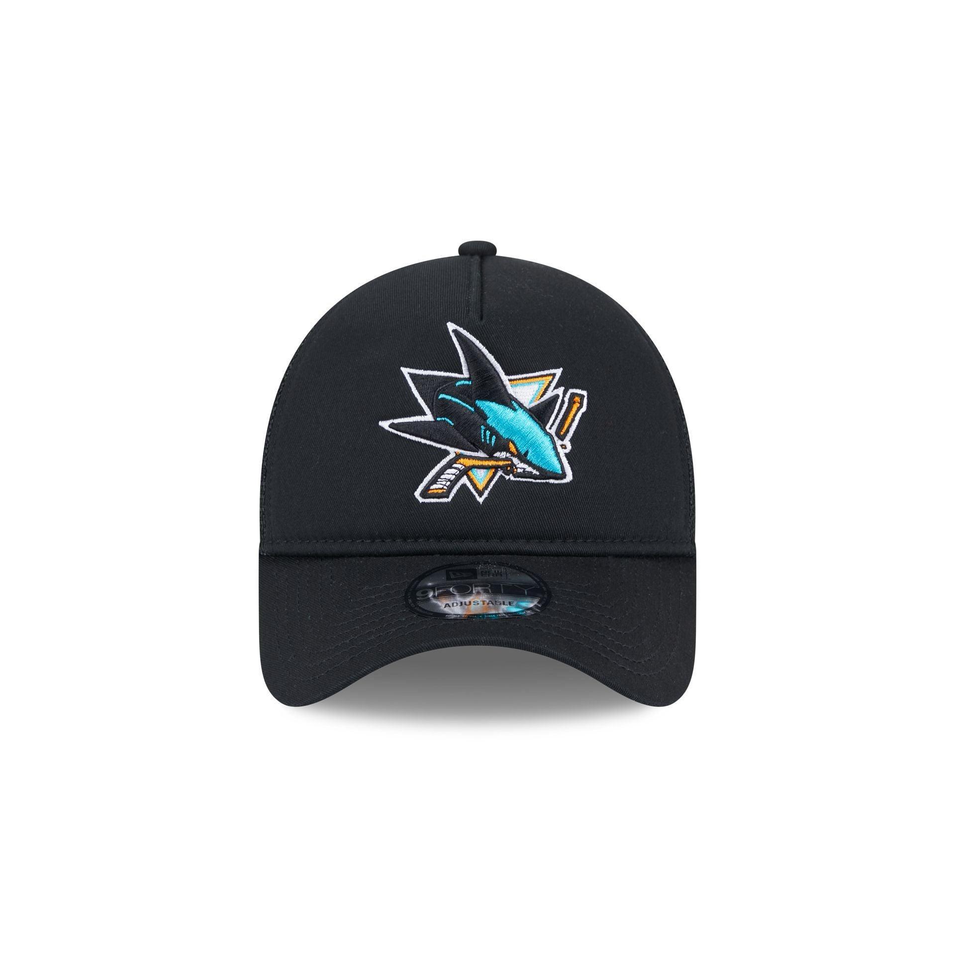 San Jose Sharks 9FORTY A-Frame Trucker Hat Male Product Image