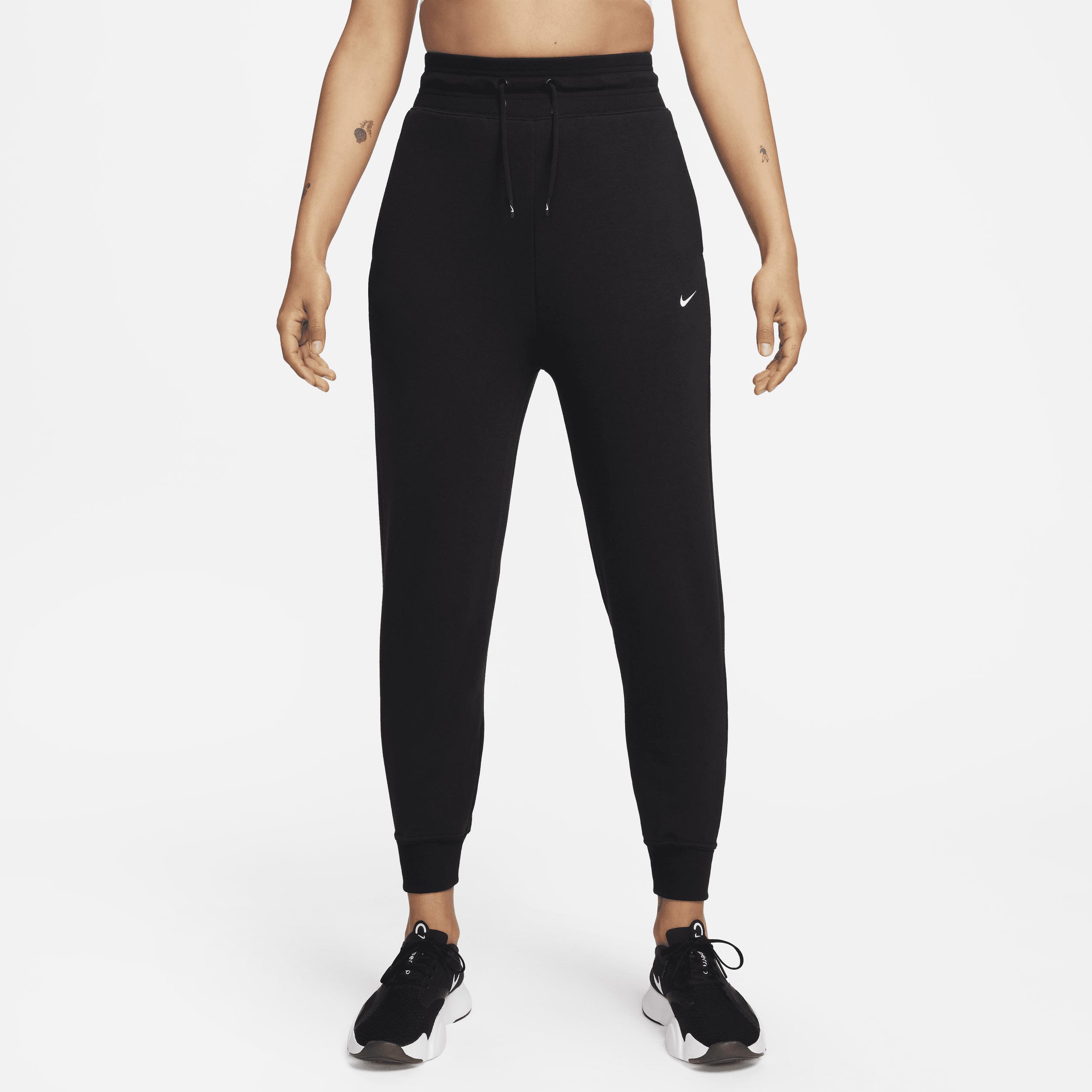 Womens Nike One Dri-FIT Joggers Grey Product Image