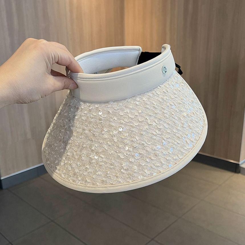 Plain Sequin Visor Product Image