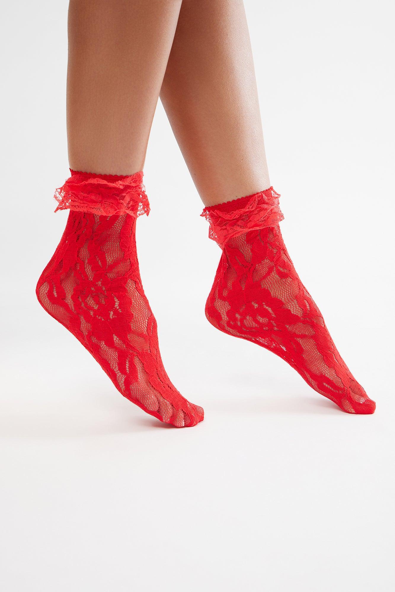 Little Cutie Socks - Red Product Image